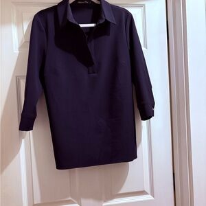Chic Navy Tunic Top